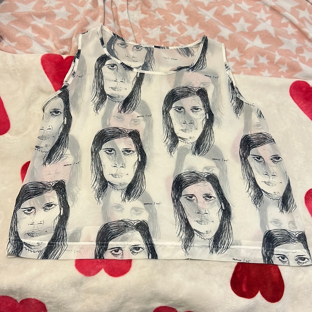 COPY - “Old” American Apparel chiffon tank